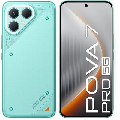 Tecno POVA 7 Pro 5G 8/256GB Neon Cyan - фото 85784