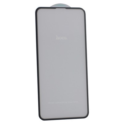Стекло защитное Hoco Nano 3D A12 узкие силиконовые рамки для iPhone 11 Pro Max/ XS MAX (6.5") Black - фото 20636