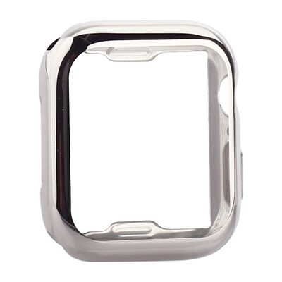 Чехол силиконовый TPU&защита экрана 360° COTECi для Apple Watch Series 5/ 4 (CS7060-TS) 44мм Серебристый - фото 55610