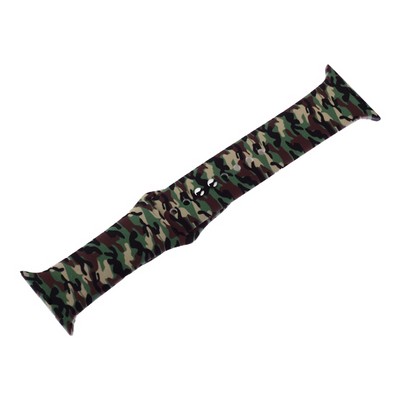 Ремешок силиконовый COTECi W45 Color (WH5278-CL) для Apple Watch 40мм/ 38мм Army camouflage Армейский камуфляж - фото 55364