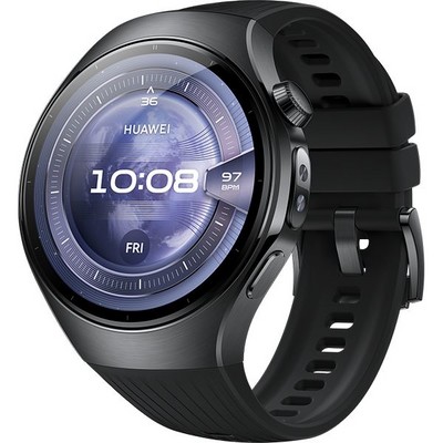 Huawei Watch 5 46mm Black Fluoroelastomer Strap - фото 86754
