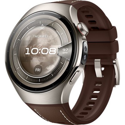 Huawei Watch 5 46mm Brown Composite Strap - фото 86755
