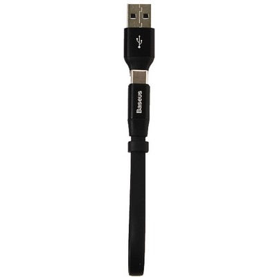 Дата-кабель Baseus Nimble Type-C Portable cable for Type-C (CATMBJ-01) (0.23 м) Черный - фото 55967