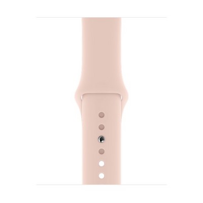 Apple Watch Series 5 GPS 40mm Gold Aluminum Case with Pink Sand Sport Band (MWV72) - фото 22256