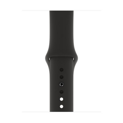 Apple Watch Series 5 GPS 40mm Space Gray Aluminum Case with Black Sport Band (MWV82RU) - фото 22236