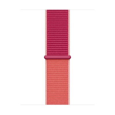 Apple Watch Series 5 Cellular 40mm Stainless Steel Case with Pomegranate Sport Loop - фото 22704