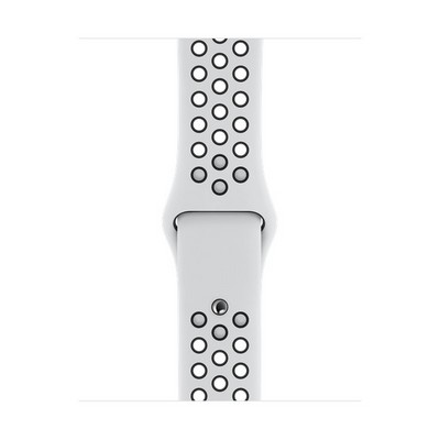 Apple Watch Nike Series 5 GPS 40mm Silver Aluminum Case with Pure Platinum/Black Nike Sport Band (MX3R2RU) - фото 23034