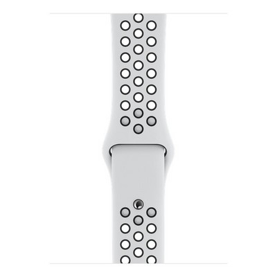 Apple Watch Nike Series 5 GPS 44mm Silver Aluminum Case with Pure Platinum/Black Nike Sport Band MX3V2 - фото 23070