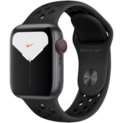 Apple Watch Nike Series 5 Cellular 40mm Space Gray Aluminum Case with Anthracite/Black Nike Sport Band - фото 23206