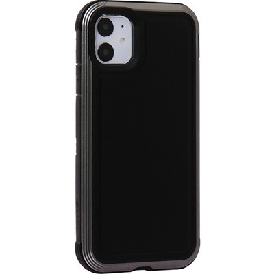 Чехол-накладка противоударный X-DORIA Defense Lux (370400112008) кожа для Iphone 11 (6.1") Черный - фото 23435