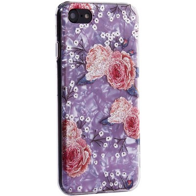 Чехол-накладка пластиковый MItrifON для iPhone SE (2020г.)/ 8/ 7 (4.7") с силиконовыми бортами Розовый вид №3 - фото 55657