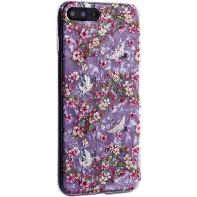 Чехол-накладка пластиковый MItrifON для iPhone 8 Plus/ 7 Plus (5.5") с силиконовыми бортами Розовый вид №1 - фото 55661