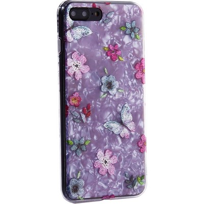 Чехол-накладка пластиковый MItrifON для iPhone 8 Plus/ 7 Plus (5.5") с силиконовыми бортами Розовый вид №5 - фото 55665
