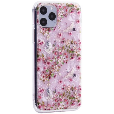 Чехол-накладка пластиковый MItrifON для iPhone 11 Pro (5.8") с силиконовыми бортами Розовый вид №1 - фото 23615