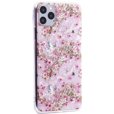 Чехол-накладка пластиковый MItrifON для iPhone 11 Pro Max (6.5") с силиконовыми бортами Розовый вид №1 - фото 55685