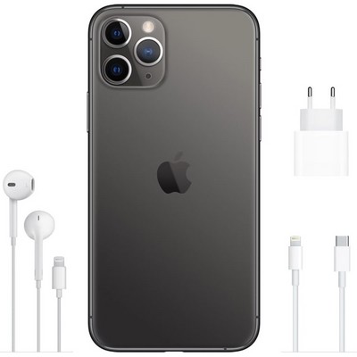 Apple iPhone 11 Pro 512GB Dual (2 SIM) Space Gray (серый космос) - фото 23948