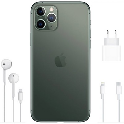 Apple iPhone 11 Pro 256GB Dual (2 SIM) Midnight Green (темно-зеленый) - фото 23943