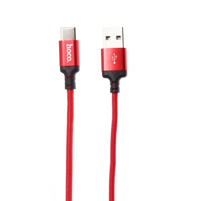 Дата-кабель USB Hoco X14 Times speed Type-C (1.0 м) Красный - фото 55973
