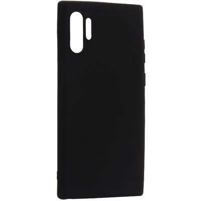 Чехол-накладка силикон Deppa Gel Color Case D-87332 для Samsung GALAXY Note 10 Plus (2019) 0.8мм Черный - фото 24632