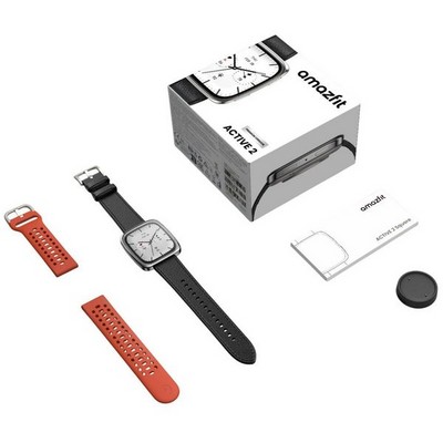 Amazfit Active 2S (A2440) Black Leather - фото 91253