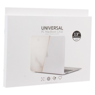 Защитный чехол-накладка COTECi MB1003-TT universal PC Case для Apple MacBook New Air 13" (A1932) Прозрачный - фото 26819