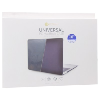 Защитный чехол-накладка COTECi MB1033-TB universal PC Case для New Macbook Pro16" Черный матовый - фото 27211
