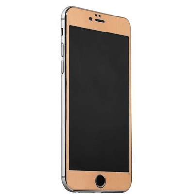 Стекло защитное&накладка пластиковая iBacks Full Screen Tempered Glass для iPhone 6s Plus/ 6 Plus (5.5) - (ip60185) Золотистое - фото 36451