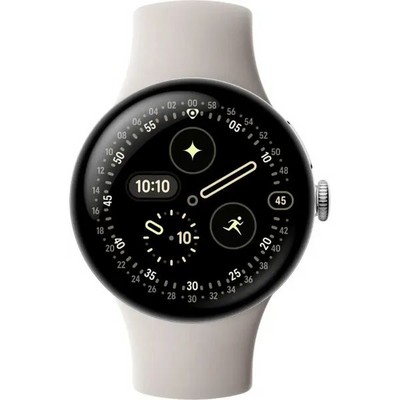 Pixel Watch 4 41mm Wi-Fi Polished Silver/Porcelain - фото 94633