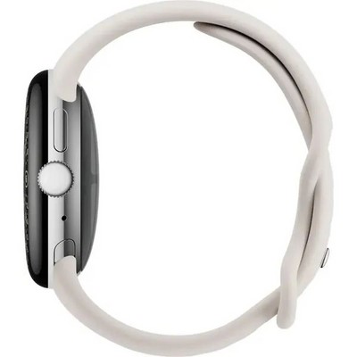 Pixel Watch 4 41mm Wi-Fi Polished Silver/Porcelain - фото 94645