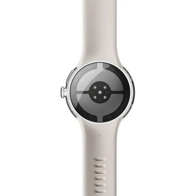 Pixel Watch 4 41mm Wi-Fi Polished Silver/Porcelain - фото 94646