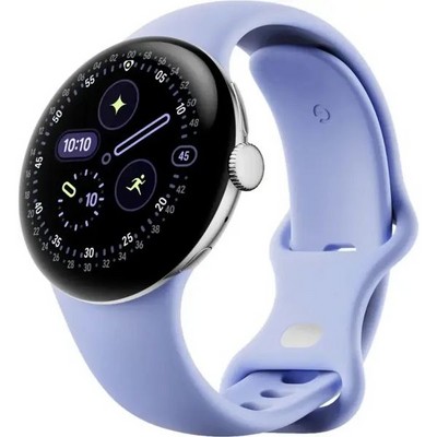 Pixel Watch 4 41mm Wi-Fi Polished Silver/Iris - фото 94634