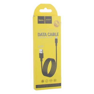 Дата-кабель USB Hoco X29 Superior style charging data cable Type-C (1.0 м) Black Черный - фото 37166