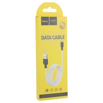 Дата-кабель USB Hoco X29 Superior style charging data cable Type-C (1.0 м) White Белый - фото 37167