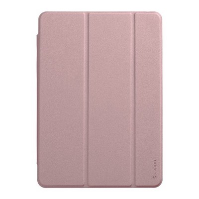 Чехол-подставка Deppa Wallet Onzo Basic для iPad (10.2") 2019г. Soft touch 1.0мм (D-88057) Розовый - фото 28605