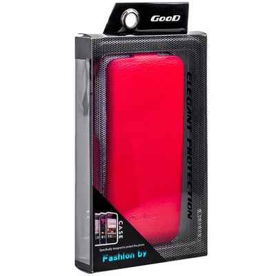 Чехол Fashion Case для iPhone 6s/ 6 (4.7) кожаный с откидным верхом красный - фото 28631