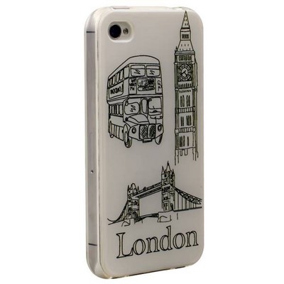 Чехол-накладка UV-print для iPhone 4S/ 4 силикон (города и страны) Лондон тип 24 - фото 29117