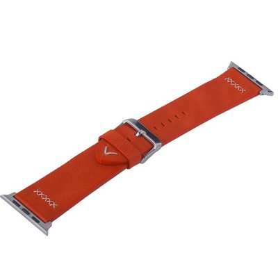 Ремешок кожаный COTECi W33 Fashion LEATHER классическая пряжка (WH5257-RD-42) для Apple Watch 44мм/ 42мм Красный - фото 29158