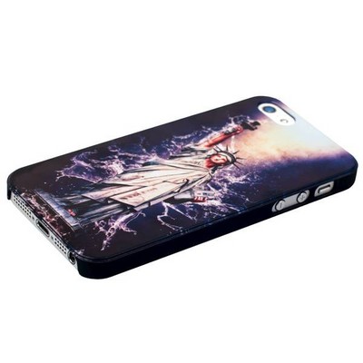 Чехол-накладка UV-print для iPhone SE/ 5S/ 5 пластик (арт) тип 73 - фото 29227