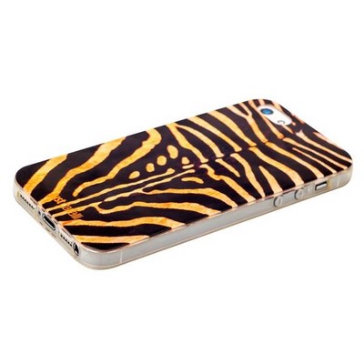 Чехол-накладка UV-print для iPhone SE/ 5S/ 5 силикон (шкурки животных) тип 25 - фото 29233