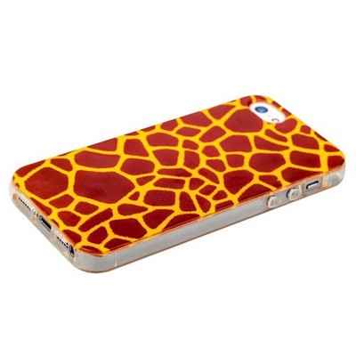Чехол-накладка UV-print для iPhone SE/ 5S/ 5 силикон (шкурки животных) тип 45 - фото 29237