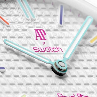 Audemars Piguet x Swatch Royal Pop Huit Blanc - фото 96232