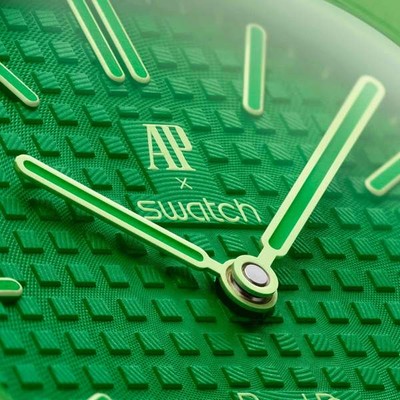Audemars Piguet x Swatch Royal Pop Green Eight - фото 96252