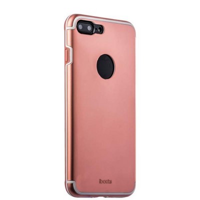 Накладка металлическая iBacks Premium Aluminium case для iPhone 8 Plus/ 7 Plus (5.5) - Essence (ip60358) Rose Gold Розовое зол. - фото 30014