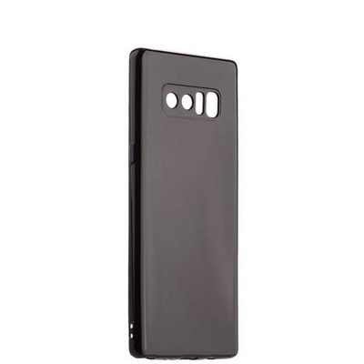 Чехол-накладка силиконовый J-case Shiny Glazed Series 0.5mm для Samsung GALAXY Note 8 (N950) Jet Black Черный - фото 30214