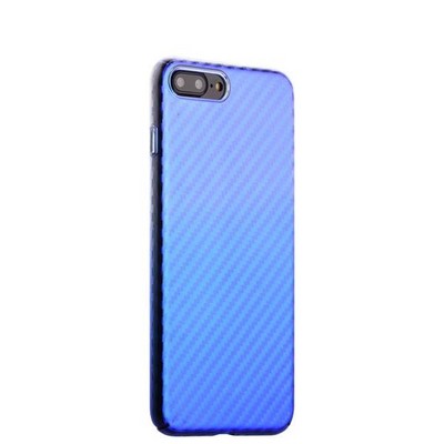 Чехол-накладка пластиковый J-case Colorful Fashion Series 0.5mm для iPhone 8 Plus/ 7 Plus (5.5") Голубой оттенок - фото 30225