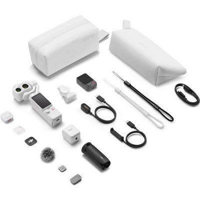 DJI Osmo Pocket 4P Vlog Combo White - фото 96856