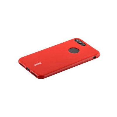 Чехол-накладка силиконовый Cherry матовый 0.4mm & пленка для iPhone 8 Plus/ 7 Plus (5.5") Красный - фото 30422