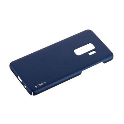 Чехол-накладка пластик Soft touch Deppa Air Case D-83342 для Samsung GALAXY S9+ SM-G965F 1мм Синий - фото 30629
