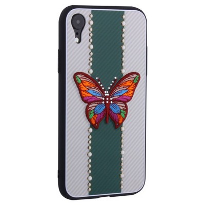 Накладка силиконовая TOTU Butterfly Love Series -019 для iPhone XR (6.1") Бабочка Green - фото 30763