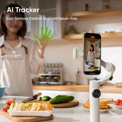 Стабилизатор Insta360 Flow 2 AI Tracker Bundle Stone Gray - фото 97520